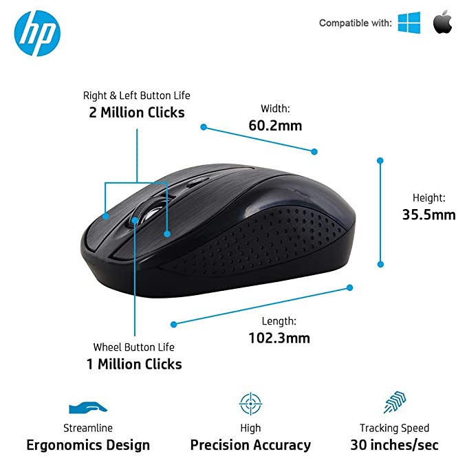 HP 4SC12PA Multimedia Slim Wireless Keyboard and Mouse Combo HP 4SC12PA Multimedia Slim Wireless Keyboard and Mouse Combo